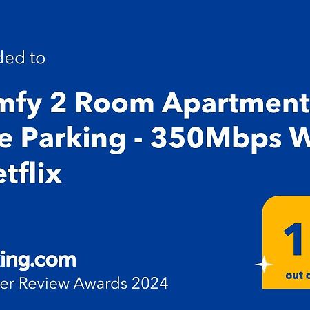 Comfy 2 Room Apartment - Free Parking - 350Mbps Wifi - Netflix 考纳斯 外观 照片