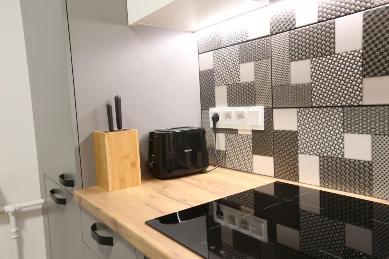 Comfy 2 Room Apartment - Free Parking - 350Mbps Wifi - Netflix 考纳斯 外观 照片